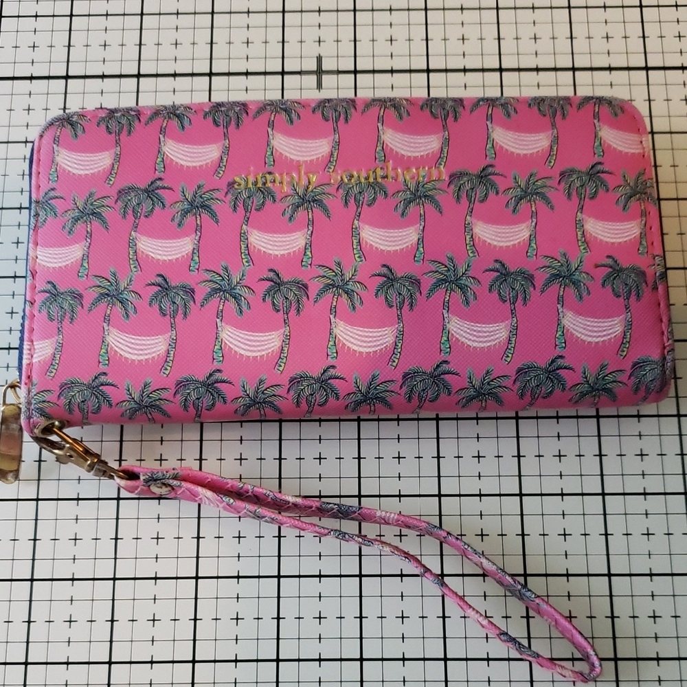 Simply Southern Pink Wallet Wristlet